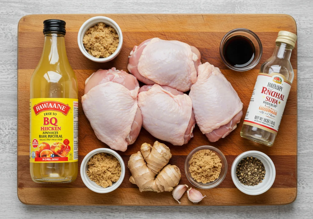 Hawaiian BBQ Chicken Ingredients - Everything You Need