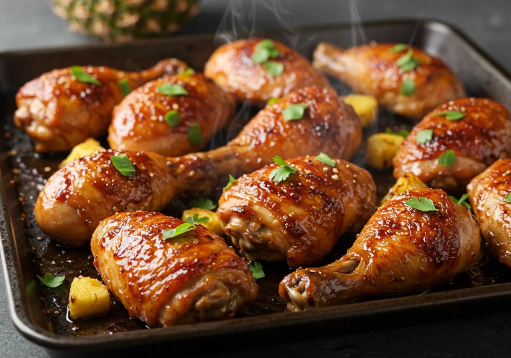 Baked Hawaiian BBQ Chicken - Golden Perfection