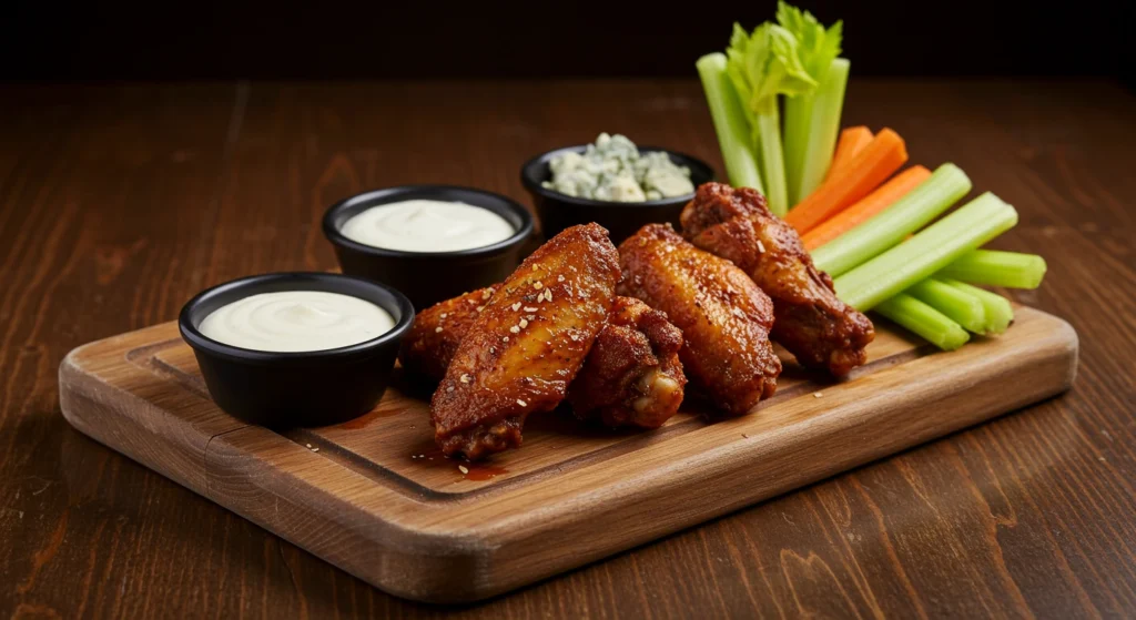 served-chicken-wings-dry-rub-sides