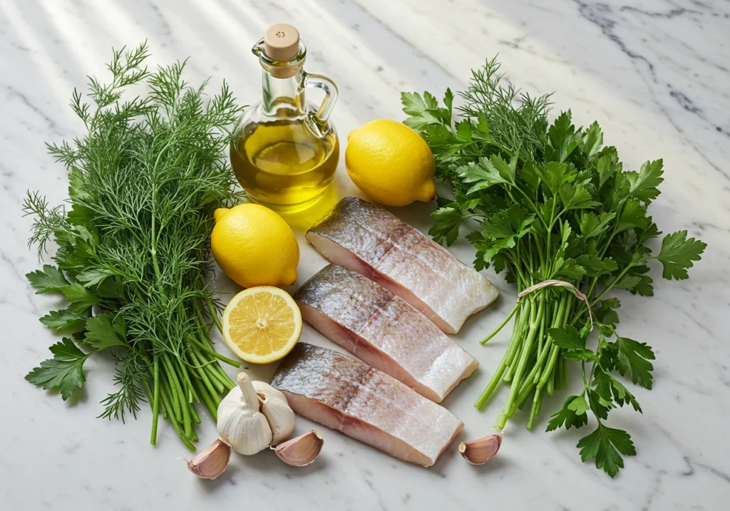 Baked Sheepshead Ingredients