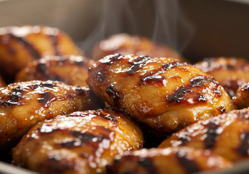 Perfect Hawaiian BBQ Chicken Glaze - Golden and Glossy