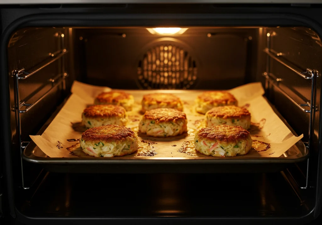 Baked crab cakes healthy cooking method