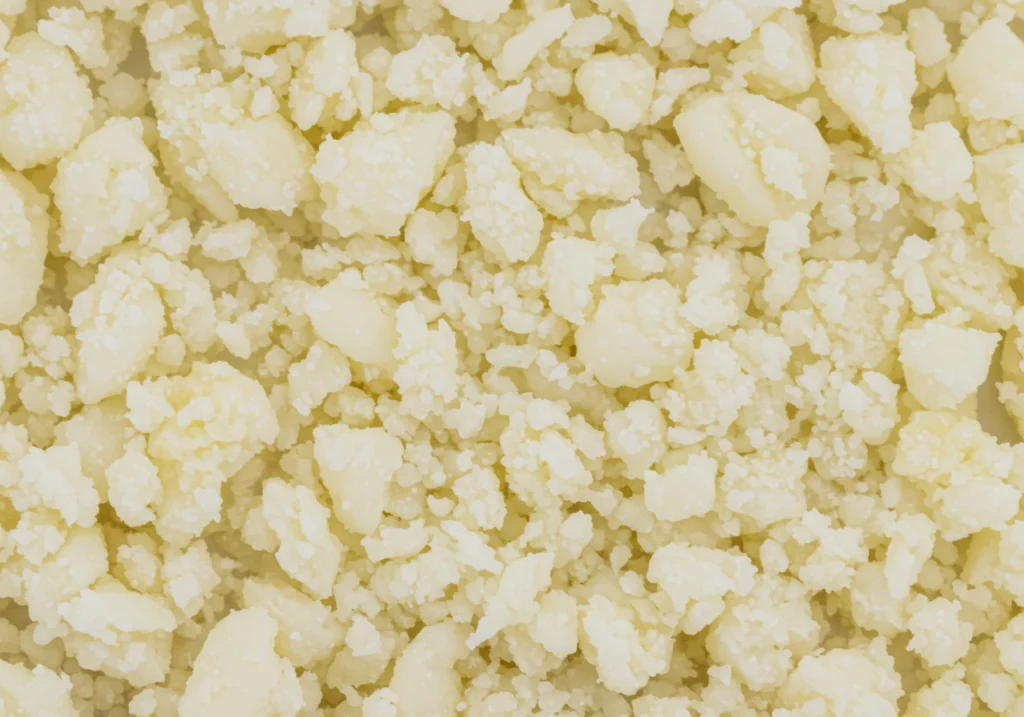 Crumbled cotija cheese texture for authentic Mexican street corn recipe